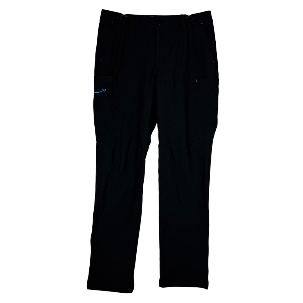 Amazon Delivery Pants Mens 36x31 Black Cargo Stretch Workwear Utility Luly Yang